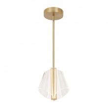 Kuzco PD62511-BG/LG - Mulberry 11-in Brushed Gold/Light Guide LED Pendant