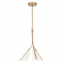 Kuzco PD62622-BG/LG - Mulberry 22-in Brushed Gold/Light Guide LED Pendant