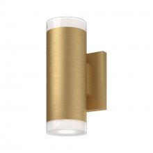 Kuzco 601432BG-LED - Norfolk 8-in Brushed Gold LED Wall Sconce