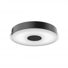 Kuzco FM7616-BK-5CCT - Parker 16-in Black LED Flush Mount