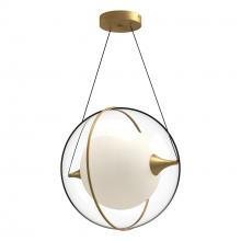 Kuzco PD76716-BG-UNV - Aries 16-in Brushed Gold LED Pendant