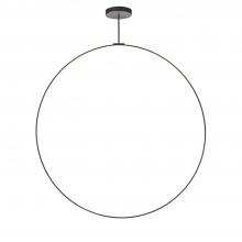 Kuzco PD82572-BK-UNV-010 - Cirque 72-in Black LED Pendant