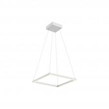 Kuzco PD88118-WH - Piazza 18-in White LED Pendant