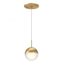 Kuzco 402801BG-LED - Pluto 4-in Brushed Gold LED Pendant