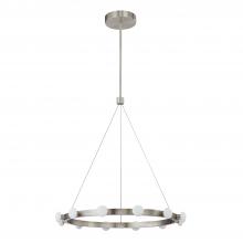 Kuzco PD63428-BN - Rezz 28-in Brushed Nickel LED Pendant