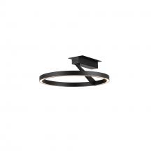 Kuzco SF27716-BK-3WCCT-UNV - Roda 15-in Black LED Semi-Flush Mount