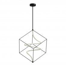 Kuzco PD29226-BK-UNV - Script 26-in Black LED Pendant