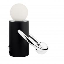 Kuzco TL73708-MB/CH - Septum 8-in Matte Black/Chrome LED Table Lamp