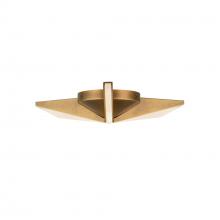 Kuzco FM64215-VB - Tachi 15-in Vintage Brass LED Flush Mount