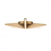 Kuzco FM64218-VB - Tachi 18-in Vintage Brass LED Flush Mount