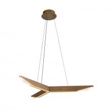Kuzco PD64231-VB-UNV-010 - Tachi 31-in Vintage Brass LED Pendant