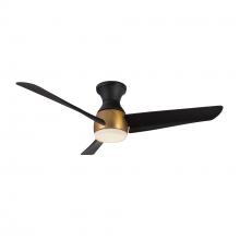 Kuzco HF91954-BG/MB - Thalia 54-in Brushed Gold/Matte Black LED Hugger Fan