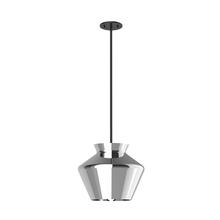 Kuzco PD62013-BK/CH - Trinity 13-in Black/Chrome LED Pendant