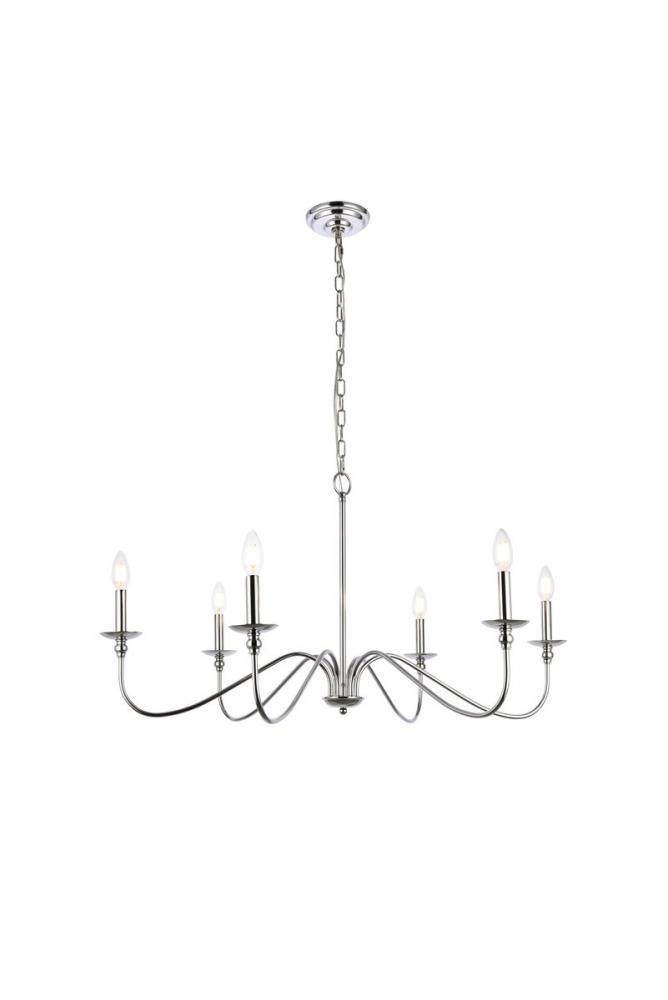 Hamza 6 clearance light chandelier