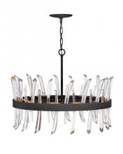 Fredrick Ramond FR30904BLK - Medium Single Tier Chandelier