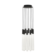 Visual Comfort 700TRSPPYLC8RB-LED930 - Pylon Crystal 8 Light Chandelier