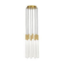 Visual Comfort 700TRSPPYLC8RNB-LED930 - Pylon Crystal 8 Light Chandelier