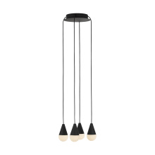 Visual Comfort SLCH51330B - Cupola Alabaster 4 Light Chandelier