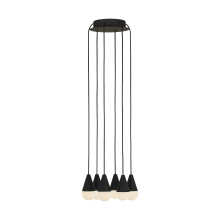 Visual Comfort SLCH51430B - Cupola Alabaster 6 Light Chandelier
