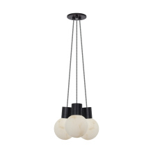 Visual Comfort SLCH54222IB - Mina Alabaster 3-Light Small Chandelier