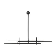 Visual Comfort SLLS56227CCBZ - Cityscape Stacked X-Large Linear Chandelier
