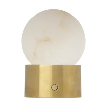 Visual Comfort SLTB53027ALBHAB - Mina Alabaster Accent Rechargeable Table Lamp