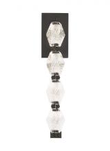 Visual Comfort 700WSCLR15BZ-LED930 - Sean Lavin Collier 1-light dimmable LED wall sconce with dark bronze finish and crystal shade