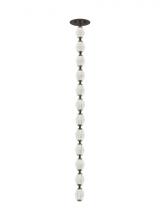 Visual Comfort 700CLR36BZ-LED930S - Sean Lavin Collier 1-light dimmable LED pendant with dark bronze finish and crystal shade