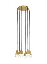 Visual Comfort 700TRSPCPA6RNB-LED930 - Cupola 6 Light Chandelier