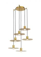 Visual Comfort 700TRSPEVS6RNB-LED930 - Eaves 6 Light Chandelier