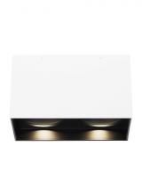 Visual Comfort 700FMEXOD660WG-LED935 - Exo 6 Dual Flush Mount