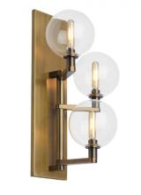 Visual Comfort 700WSGMBTCR-LED927 - Gambit Triple Wall