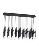 Visual Comfort 700TRSPGYD27TB-LED930120 - Guyed 27 Light Chandelier