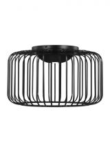 Visual Comfort 700FMKAI15B-LED930 - Kai 15 Flush Mount