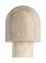 Visual Comfort SLTB34227NT - Kennett Small Travertine Table Lamp