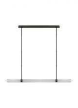 Visual Comfort AKLS28627PZ - Avroko Langston 1-light dimmable LED extra large linear chandelier with plated dark bronze finish
