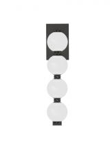 Visual Comfort SLWS22530BZ - Sean Lavin Perle 1-light dimmable LED sconce with dark bronze finish and glass shade