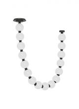 Visual Comfort SLPD23130BZR - Sean Lavin Perle 1-light dimmable LED pendant with dark bronze finish and glass shade