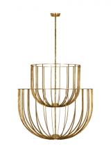 Visual Comfort SLCH33027PAB - Sanchi Large Two Tier Chandelier