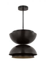 Visual Comfort SLPD13227BZ - Shanti Large Double Pendant