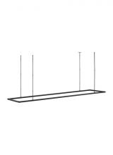 Visual Comfort MDLS18627B - Stagger Halo 84 Uplight Linear Suspension
