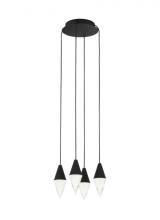 Visual Comfort 700TRSPTRT4RB-LED930 - Turret 4 Light Chandelier