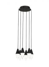 Visual Comfort 700TRSPTRT6RB-LED930 - Turret 6 Light Chandelier