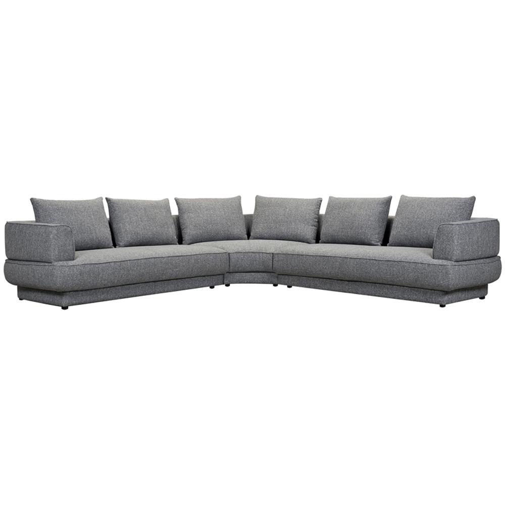 AMARO FABRIC SECTIONAL WITH RIGHT HAND FACING CHAISE