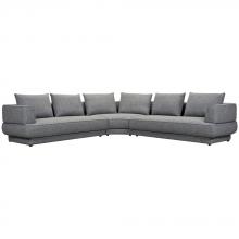 Furniture by CARTWRIGHT 33358-FK-3PL-C-3PR - Amaro Fabric Sectional With Right Hand Facing Chaise