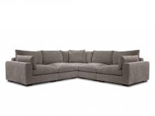 Furniture by CARTWRIGHT SECONZAPORC5PCN - SECTIONAL 5-PIECE IN PORCINI