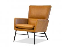 Furniture by CARTWRIGHT LCHMORIWHISPCBLA - OCCASIONAL CHAIR IN WHISKEY