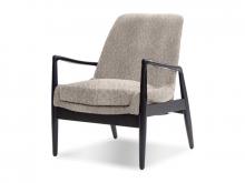 Furniture by CARTWRIGHT LCHREYNBLACSMBO - OCCASIONAL CHAIR IN SMOKE BOUCLE