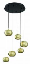 Minka P5474-884-L - Halo Â¿ 6 Light LED Pan Pendant