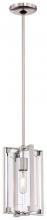 Minka P1401-613 - CRYSTAL CLEAR - 1 LIGHT MINI PENDANT